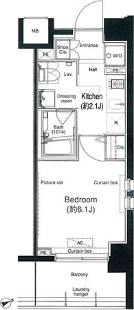 プラウドフラット鶴見IIの物件間取画像